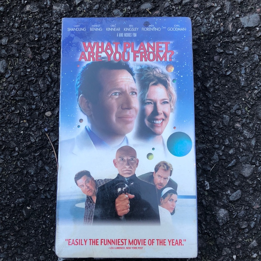 What Planet Are You From VHS TAPE